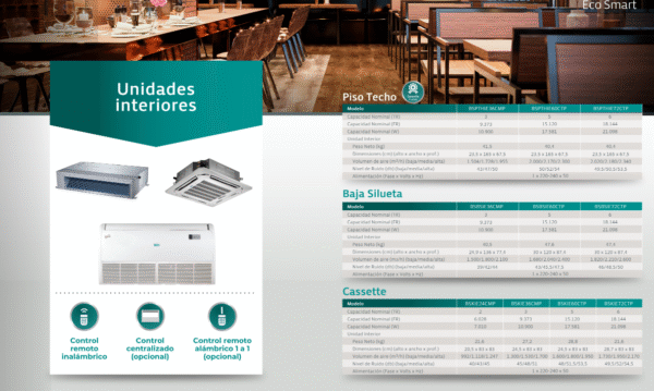 PISO TECHO BGH INVERTER