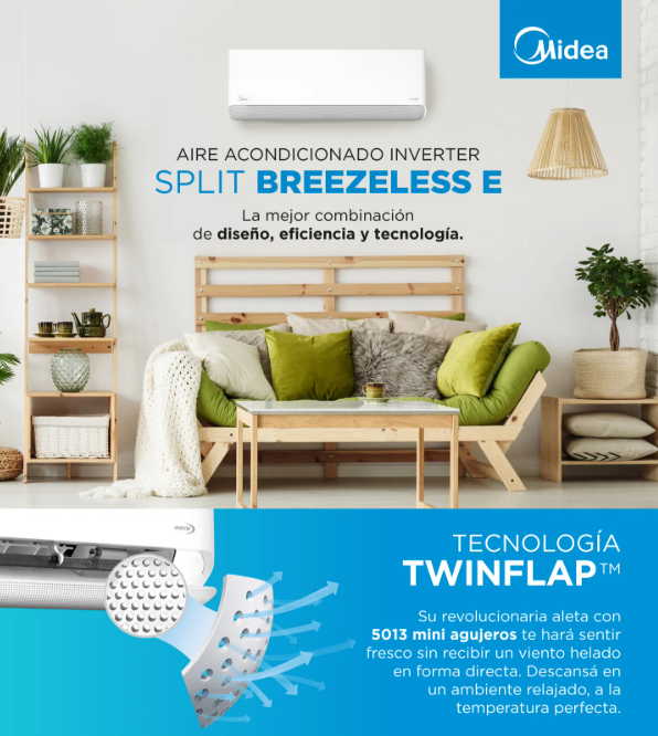 aire acondicionado breezeless 3000 frigorias
