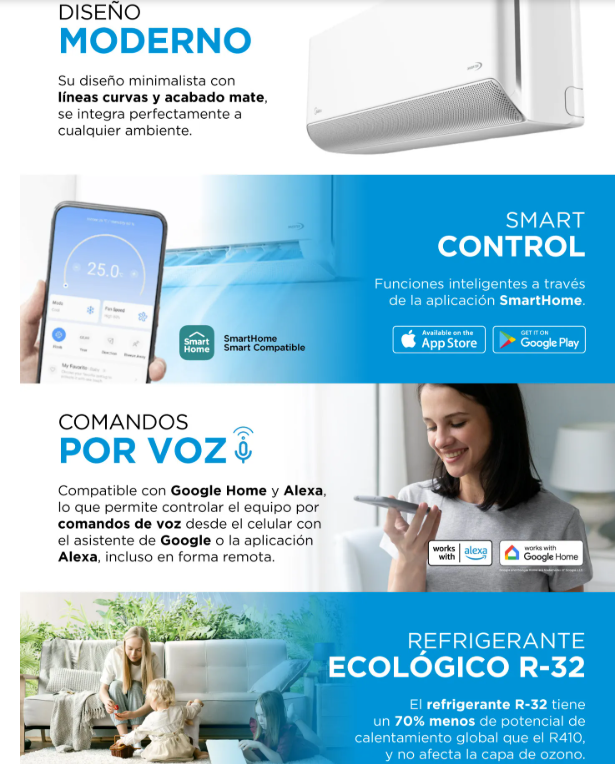 aire acondicionado breezeless 3000 frigorias